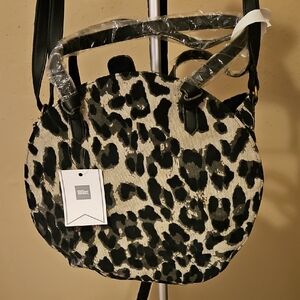 Leopard Print Round Women's Bag